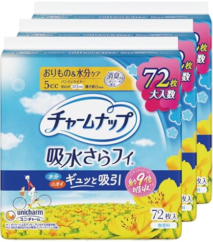 Amazon | チャームナップ 吸水さらフィ 羽なし 3cc 17.5cm 80コ入 吸水