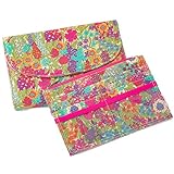 リバティプリント 母子手帳ケース（Ciara）（キアラ）グリーン