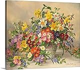 Albert Williamsプレミアムシックラップキャンバス壁アート印刷題名AB / 296春花とPoole陶器 24" x 20" 1049077_24_24x20_none