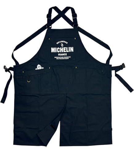 Amazon.co.jp: [ミシュラン] エプロン Apron Red guide レッド M