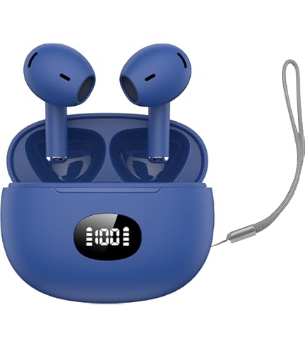 2025年 最新 ワイヤレスイヤホン ブルートゥース 青 Amazon.co.jp: イヤホン bluetooth 2025最新ブルートゥース