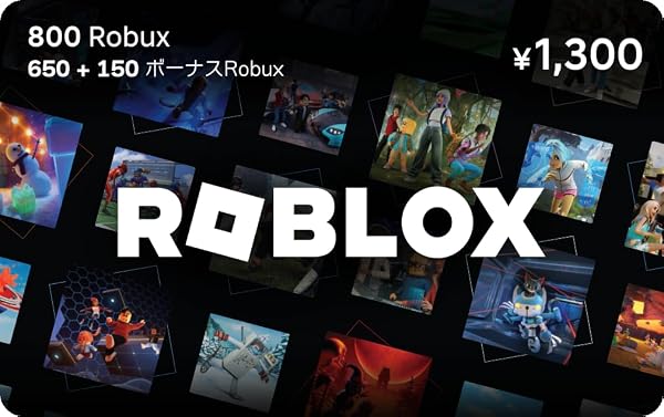 Robloxギフトカード - 800 Robux 【限定バーチャルアイテムを含む】 【オンラインゲームコード】 ロブロックス | オンラインコード版 - 1