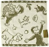 丸眞 キャリータオル ハンドタオル おさるのジョージ オーガニックジョージ 綿 2サイズ展開 4765009500