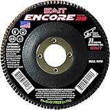 United Abrasives 71269 Encore High Performance Flap Disc, Type 29, 7-Inch Diameter, 7/8 Arbor, Z 80X