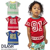 (ディラッシュ)DILASH 盛夏'15 アメカジ半袖Tシャツ 140 グレー
