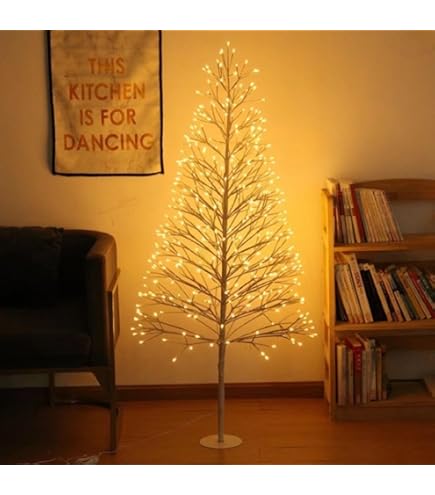 Amazon.co.jp: Rosoy クリスマスツリー 180cm ブランチ 白樺 おしゃれ