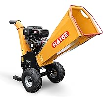 Amazon | HAIGE(ハイガー) ◇ ウッドチッパー 業務用 粉砕機 二枚刃
