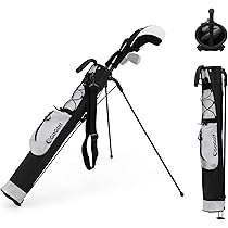 ゴルフ　サブバッグ　スタンドクラブケース　セルフスタンド（新品タグ付） セルフスタンドクラブケース ゴルフバッグ 7本収納 軽量 撥水