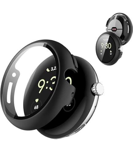 Google pixel Watch2 本体　LTE/WiFi(ブラック) 保護ケース、保護フイルムおまけ付き【超美品】 Amazon.co.jp: Google Pixel Watch 4 45mm 用 カバー ケース フィルム+