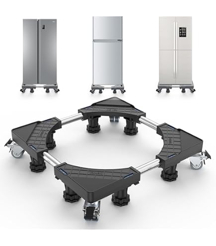 Sythdio Myth 洗濯機かさ上げ 洗濯機台 キャスター付き 洗濯機置き台 61+6Qj63VcL.jpg_BO30,255,255,