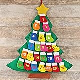 カルディオリジナル　アドベントカレンダー　フェルトツリー