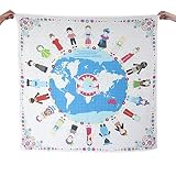 ウィーゴアミーゴ(WEEGOAMIGO)デジタルモスリン　ＷＯＲＬＤ　ＰＥＡＣＥおくるみ