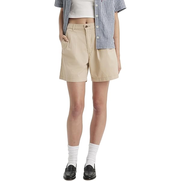Amazon | [リーバイス] ショートパンツ プリーツトラウザー