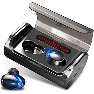 【版 業界最先端 Bluetooth5.1 】 Bluetooth イヤホン ワイヤレスイヤホン スポーツ仕様 LED残…