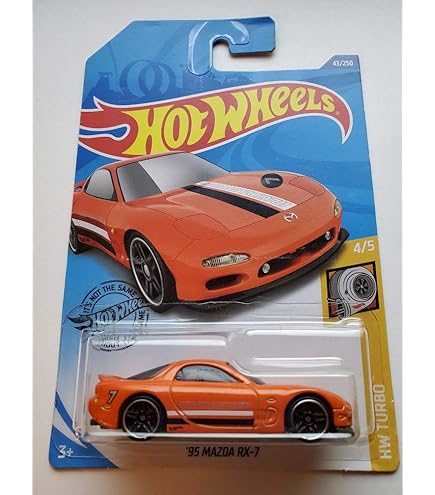Amazon | Hot Wheels Fast & Furious '95 Mazda RX 7 2/6, White