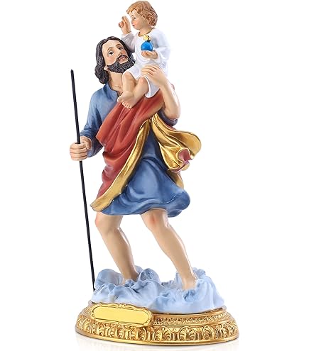 Amazon.co.jp: 聖クリストファー フィギュア - 6.25インチ : ホーム