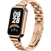 mi様　NOISES　ゴールドの金属製ベルト Amazon.co.jp: [ToVioc] 金属ベルト Xiaomi Smart Band 9 Active対応