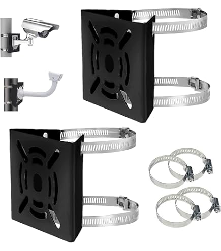 Amazon | Oudain 16個パック サインマウントブラケット 大きなポール用