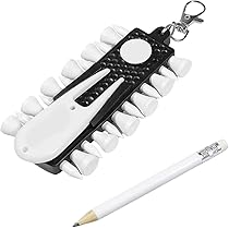Amazon | ゴルフティーホルダー 12 個ティー付き グリーン