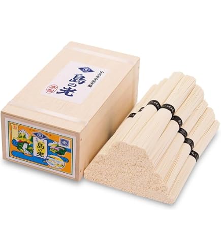 Amazon.co.jp: そうめん ギフト 木箱入り ラッピング済み 手延べ