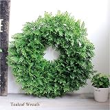 ティーリーフリースφ42cm 観葉植物 造花 インテリア CT触媒 フェイクグリーン