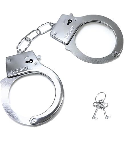 Amazon.co.jp: MOTEDO 手錠 ダブルロック JC-804 | 防犯 ハンドカフ