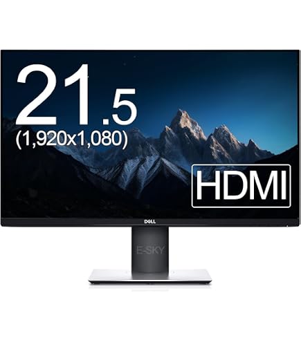Amazon.co.jp: 【整備済み品】Dell ディスプレイ モニター 21.5インチ 