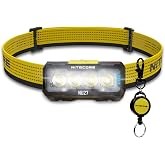 【ブランド屈指の万能ライト：日本正規代理店】〔限定キーチェーン付属〕NITECORE NU27 ヘッドライトUSB-C充電式 600ルーメン 軽量56g IP66防水防塵 赤色ライト搭載 2年保証 (ブラック)
