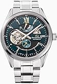 Orient Star RK-AV0114E Automatic Watch, Modern Skeleton Mechanical, Made in Japan, Open Heart RK-AV0114E Men's Green, green, 