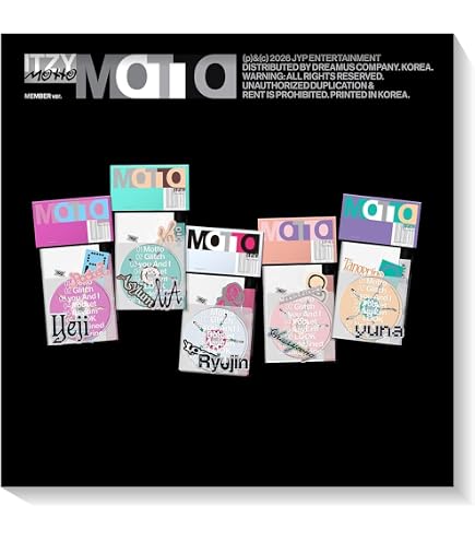 Amazon.co.jp: [ MEMBER Ver. ] ITZY - MOTTO (韓国盤) (RYUJIN ver