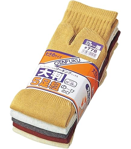 Amazon.co.jp: おたふく手袋 靴下 フィットパイル [日本製 先丸] #733