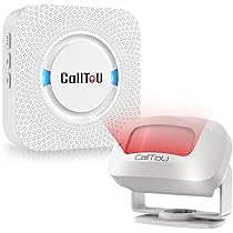 ワイヤレスチャイム　wireless call system Amazon.co.jp: CallToU ワイヤレスチャイム 人感センサー 玄関用