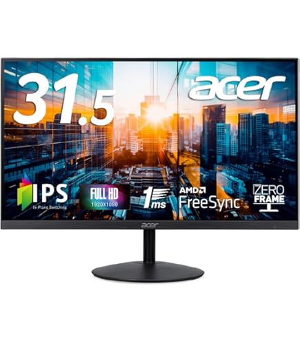 Amazon.co.jp: Acer SA270 Bbmipux 27インチ フルHD (1920 x 1080) IPS
