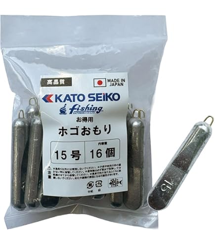 Amazon | 【KATO SEIKO】 ホゴおもり 15号～60号 お徳用 タコ釣り 根