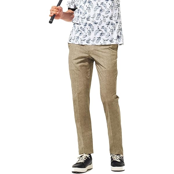 Amazon | [ドゥクラッセ] 360° ストレッチ ゴルフパンツ メンズ