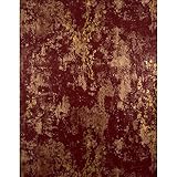 York Wallcoverings ET2040SMP Enchantment Zen Wallpaper Memo Sample, 8-Inch x 10-Inch, Plum, Taupe Wa