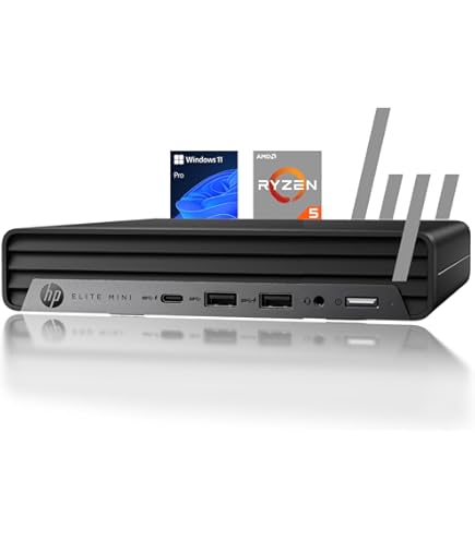 HP製小型デスクトップPC/i5/メモリ16GB/SSD256GB Amazon.co.jp: HP 2025 Elite 805 Mini PC デスクトップコンピュータ