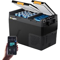 BougeRV 車載冷蔵庫 ポータブル冷蔵庫 9L Amazon.co.jp: 【リン酸鉄バッテリー内蔵可能】BougeRV CRD2 V2.0 車載