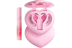 MAYSEEN マグネットつけま マグネット式つけまつ毛【2025新クリップ一体型ハート】100回以上使える 軽量耐久性 C反りカール 3ステップ簡単装着 # カヌレ(デザートシリーズ)