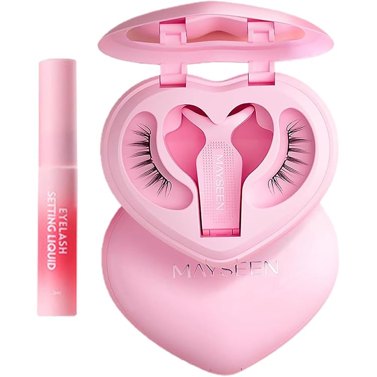 Amazon | MAYSEENマグネット式つけまつ毛 2025新クリップ一体型ハート