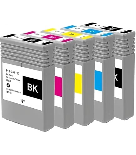 Amazon.co.jp: 【純正品5色セット】キヤノン インクボトル PFI-030