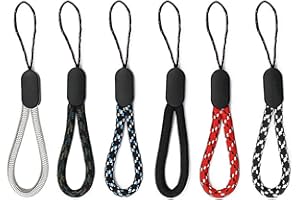 [ZXZone] ハンドストラップ 携帯ストラップ・マスコットハンドストラップ ショート ハンド ストラップ リストストラップ 紛失防止 USBメモリ・マスコット・キー・ホイッスル用 落下防止 (6色, 6本セット)