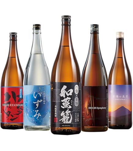Amazon.co.jp: プレミアム焼酎伊佐美が入った薩摩芋焼酎5銘柄 1800ml×5