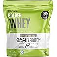 Choice GOLDEN WHEY ( ゴールデンホエイ ) ホエイプロテイン ココア 1kg【鮮度を保つ真空パックにリニューアル】 [ 有機ココア使用 / 乳酸菌ブレンド / 人工甘味料不使用 ] GMOフリー タンパク質摂取 グラスフェッド (