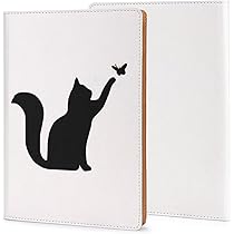 Amazon.co.jp: ブックカバー 黒猫 ねこ 猫柄 文庫 A5 PU レザー 文庫本 