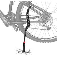 OIENNI 自転車 キックスタンド バイクサイドスタンド 長さ調節可能 アルミニウム合金製 二点固定 簡単取り付け 自転車用スタンド 24-28インチ~700C対応 ロードバイク/クロスバイク/マウンテンバイクに適用