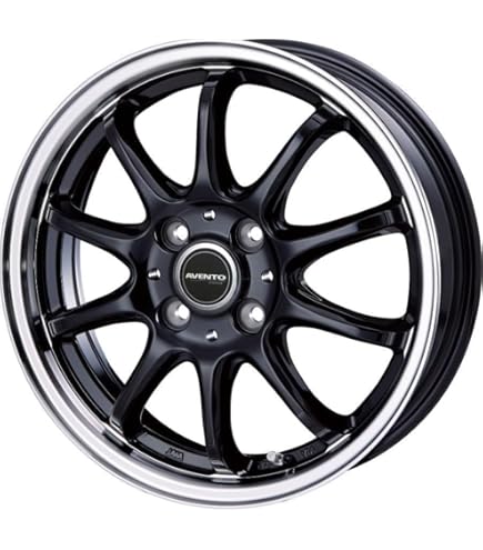 15インチ 軽自動車用　新品アルミホイール　4本セット　軽量　ブラック Amazon | 【ホイールのみ 4本セット】15インチ 軽量 G.speed G