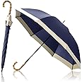 Ombrage 完全遮光 100% 日傘 ショートパラソル 親骨50cm 【5cmエッジライン】 UVカット UPF50+ 紫外線対策 遮熱加工 梅雨 ゲリラ豪雨 夕立 高強度 水をはじく テフロン加工 超撥水