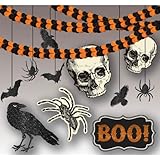 High Quality New Age Scare Halloween Party Spooky Creatures Room Decorating Kit (21 Piece), Multicol