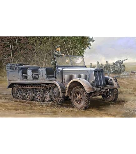Amazon | ドラゴン 1/35 ドイツ Sd.Kfz.7 8tハーフトラック 極初期型